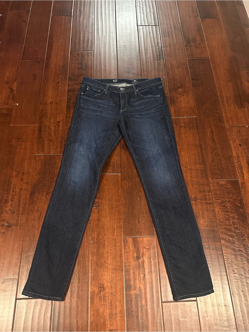 AG Adriano Goldschmied "The Stilt" cigarette leg jeans in a dark wash Size 29R